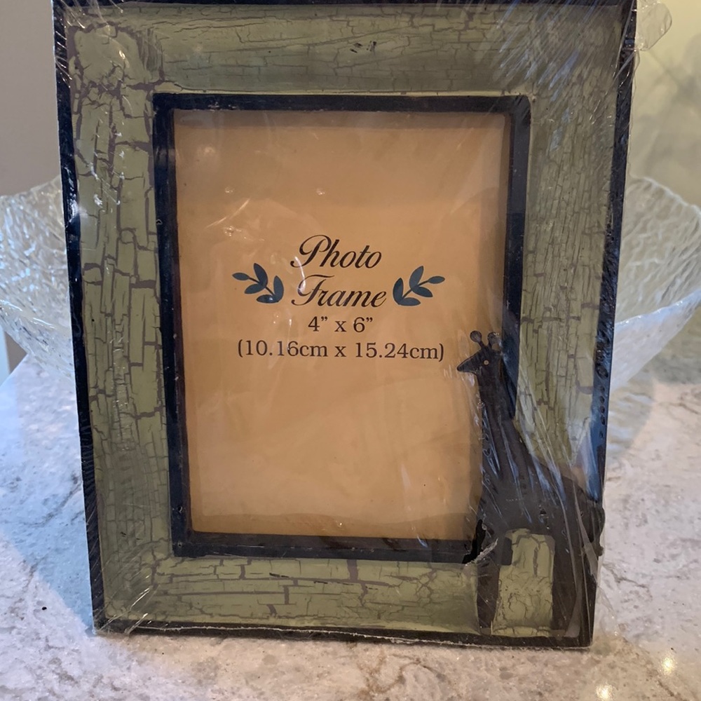 Giraffe picture frame. NWT